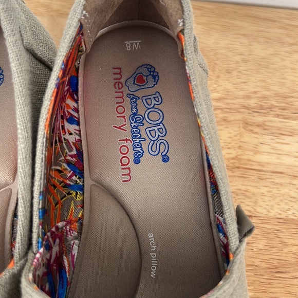 Skechers Bobs Slip On Canvas Espadrilles shoes - Picture 3 of 16